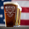 U.S.A. Parts Clear Pint Glass - Engraved (set of 4) ALT1 Thumbnail