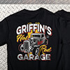 Hot Rod Garage Black Adult Pocket T-Shirt ALT1 Thumbnail