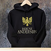 House Black Adult Hooded Sweatshirt ALT1 Thumbnail
