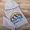 Outdoor Company Sports Grey Adult Hooded Sweatshirt ALT1 Thumbnail