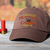 Turkey Hunting Camp Brown Embroidered Hat ALT1 Thumbnail