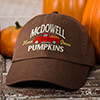 Pumpkins Brown Embroidered Hat ALT1 Thumbnail