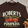 Pumpkins Dark Chocolate Adult T-Shirt ALT1 Thumbnail