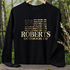 American Outdoor Company Black Adult Long Sleeve ALT1 Thumbnail