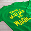 Mean One Irish Green Adult Sweatshirt ALT1 Thumbnail