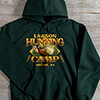Pheasant Hunting Camp Forest Green Adult Hooded Sweatshirt ALT1 Thumbnail