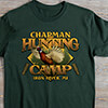 Pheasant Hunting Camp Forest Green Adult T-Shirt ALT1 Thumbnail