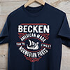 Norwegian Parts Navy Adult T-Shirt ALT1 Thumbnail