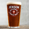 Danish Parts Clear Pint Glass - Color Printed (single) ALT1 Thumbnail