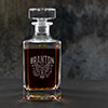 Eagle Monogram Clear Whiskey Decanter - Engraved ALT1 Thumbnail