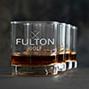 Golf Clear Rocks Glass - Engraved (set of 4) ALT1 Thumbnail