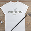 Golf White Adult T-Shirt ALT1 Thumbnail