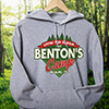 Livin' The Dream Camp Sports Grey Adult Hooded Sweatshirt ALT1 Thumbnail