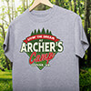 Livin' The Dream Camp Sports Grey Adult T-Shirt ALT1 Thumbnail
