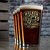 High-Performance Hot Rods Clear Pint Glass - Color Printed (set of 4) ALT1 Thumbnail