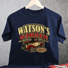 Classic Garage Navy Adult T-Shirt ALT1 Thumbnail