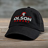 Armory Black Embroidered Hat ALT1 Thumbnail