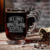 Coffee Clear Coffee Mug - Engraved (set of 4) ALT2 Thumbnail