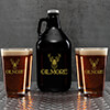 Old Stag NA 1 Color Printed Growler 4 Color Pint Glass Gift Set ALT1 Thumbnail