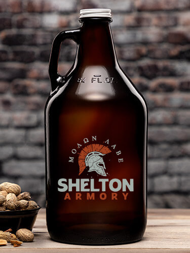 Armory Amber Color Printed Growler