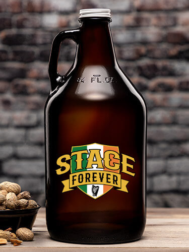 Forever Amber Color Printed Growler
