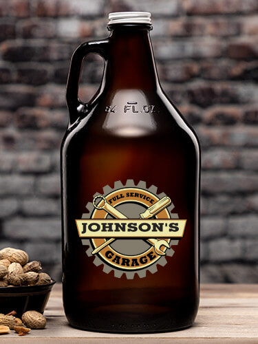 Garage Amber Color Printed Growler