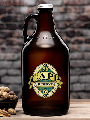 Reserve Amber Color Printed Growler