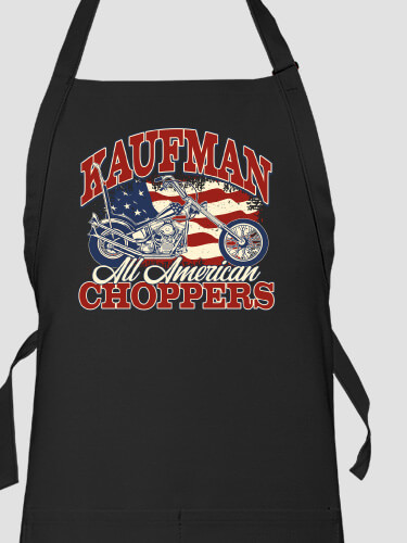 All American Choppers Black Apron