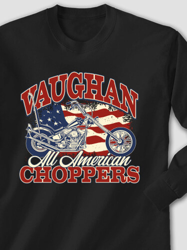 All American Choppers Black Adult Long Sleeve