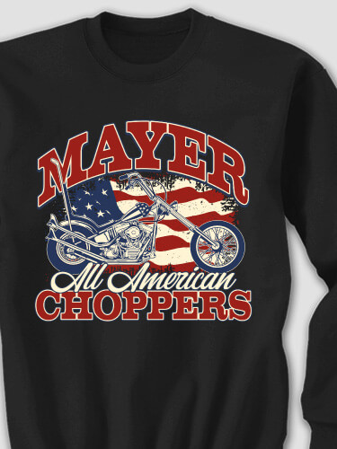 All American Choppers Black Adult Sweatshirt