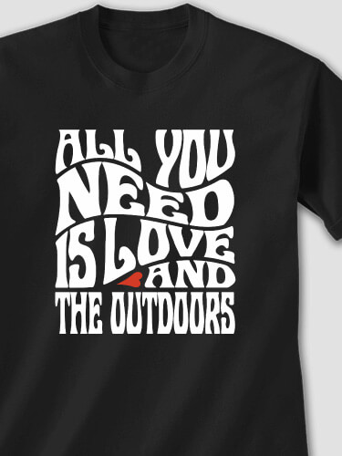 All You Need Black Adult T-Shirt