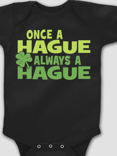 Always Irish Black Baby Bodysuit