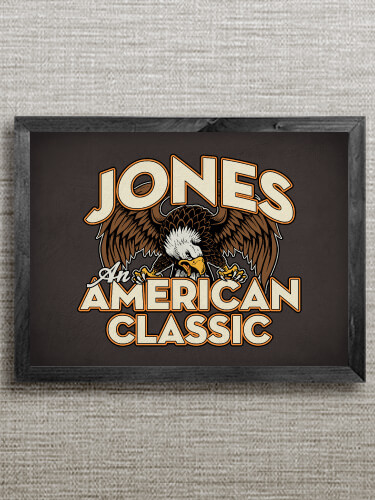 American Classic Black Framed Wall Art 16.5 x 12.5