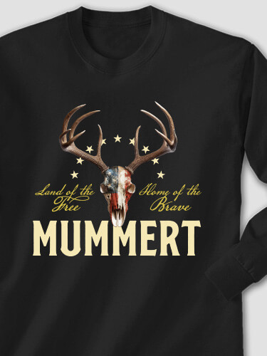 American Hunter Black Adult Long Sleeve