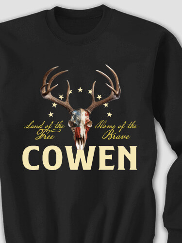 American Hunter Black Adult Sweatshirt