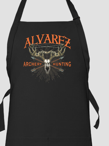 Archery Hunting Black Apron