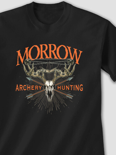 Archery Hunting Black Adult T-Shirt