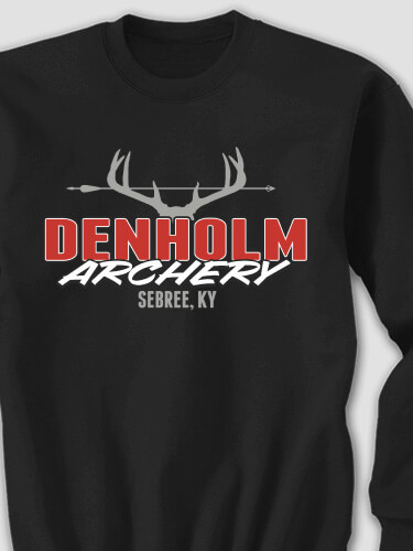 Archery Black Adult Sweatshirt