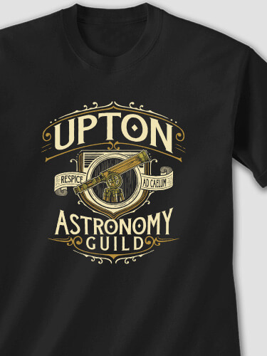 Astronomy Guild Black Adult T-Shirt