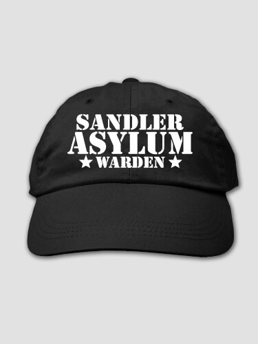 Asylum Warden Black Embroidered Hat