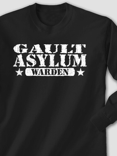Asylum Warden Black Adult Long Sleeve