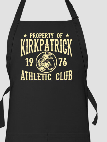 Athletic Club Black Apron