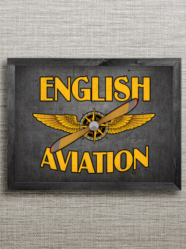 Aviation Black Framed Wall Art 16.5 x 12.5