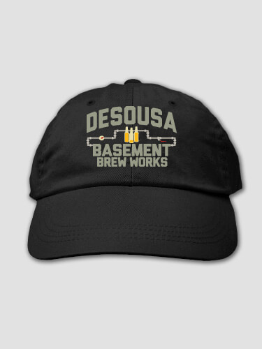 Basement Brew Works Black Embroidered Hat