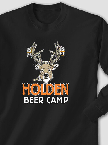 Beer Camp Black Adult Long Sleeve