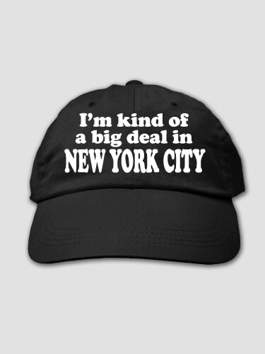 Big Deal Black Embroidered Hat