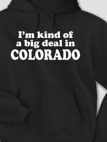 Big Deal Black Adult Hooded Sweatshirt