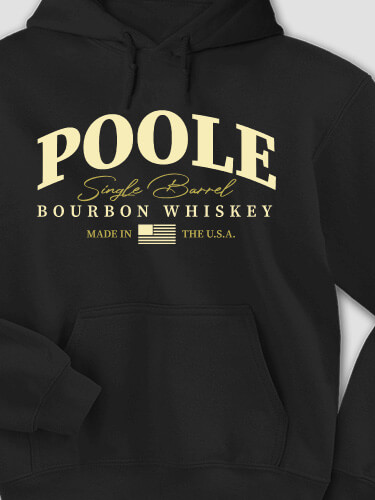 Bourbon Whiskey Black Adult Hooded Sweatshirt