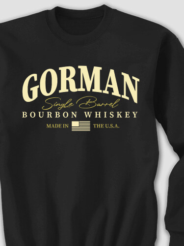Bourbon Whiskey Black Adult Sweatshirt