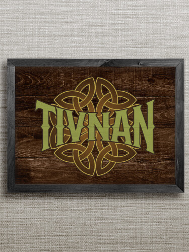 Celtic Heritage Black Framed Wall Art 16.5 x 12.5